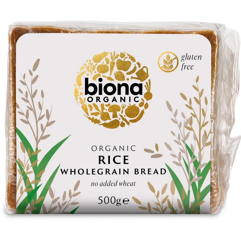 Biona Organic Rice Bread 500g