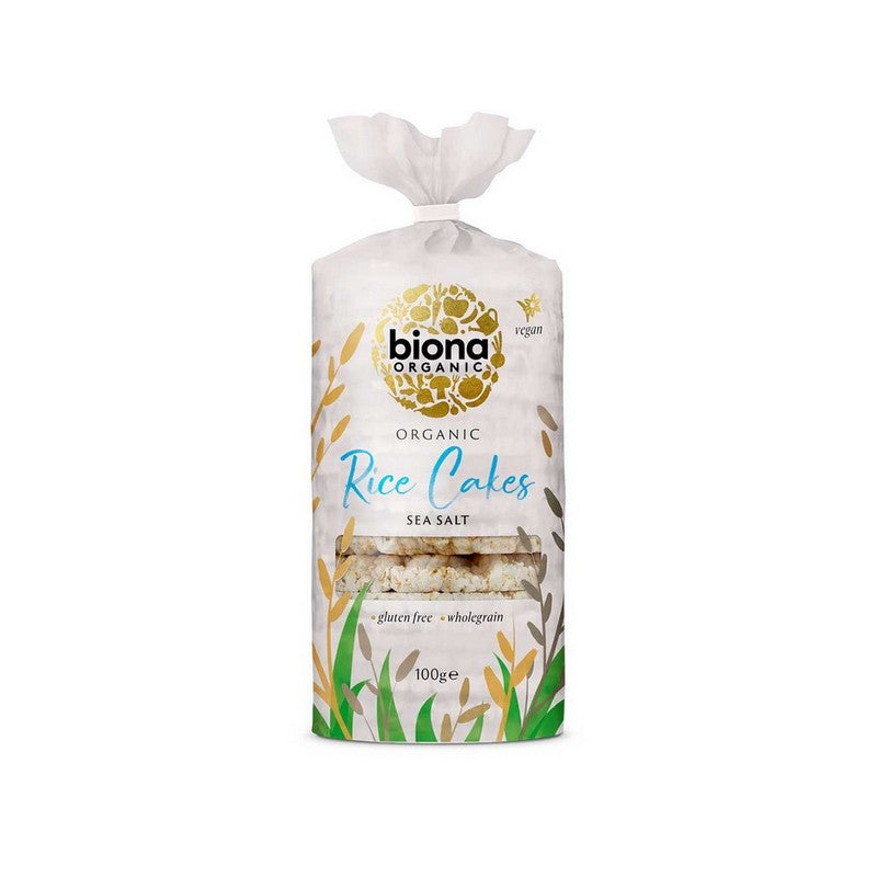 Biona Rice Cakes with Salt Organic 100g