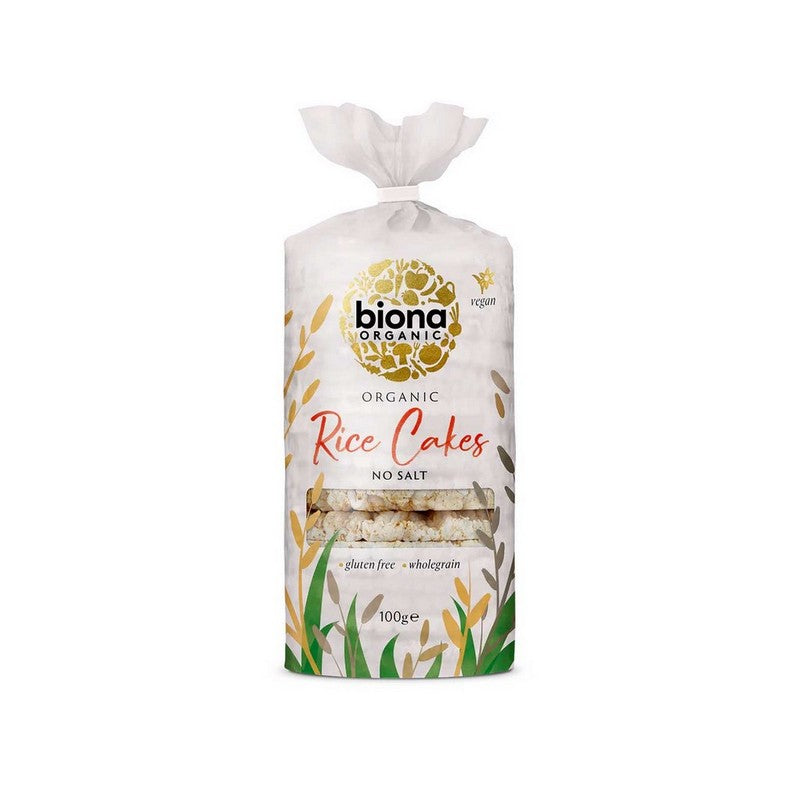 Biona Rice Cakes no Salt Organic 100g