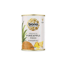 Biona Organic Pineapple Pieces in Pineapple Juice 400g