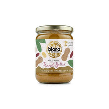 Biona Organic Peanut Butter Smooth Unsalted 500g