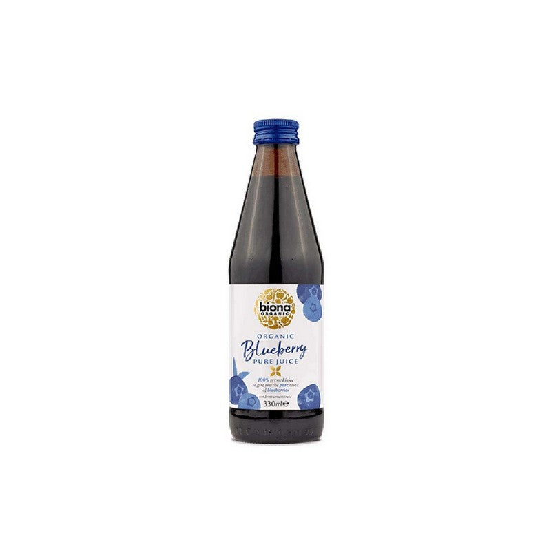 Biona Organic Blueberry Juice Pure 100% 330ml