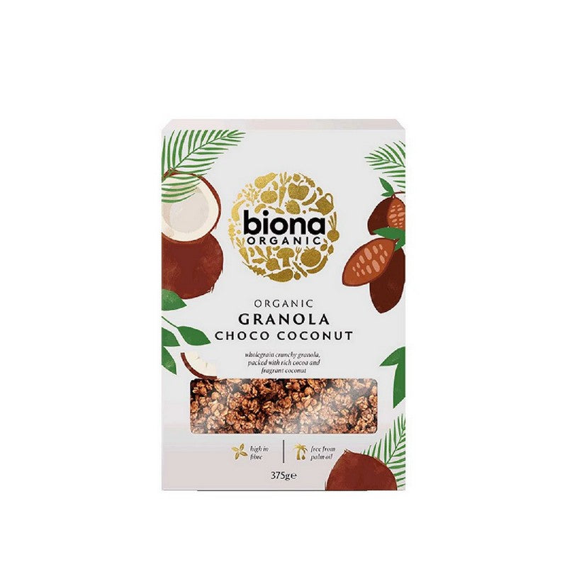 Biona Organic Choco Coconut Crunchy Granola 375g