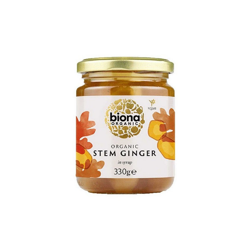 Biona Organic Stem Ginger in Syrup 330g