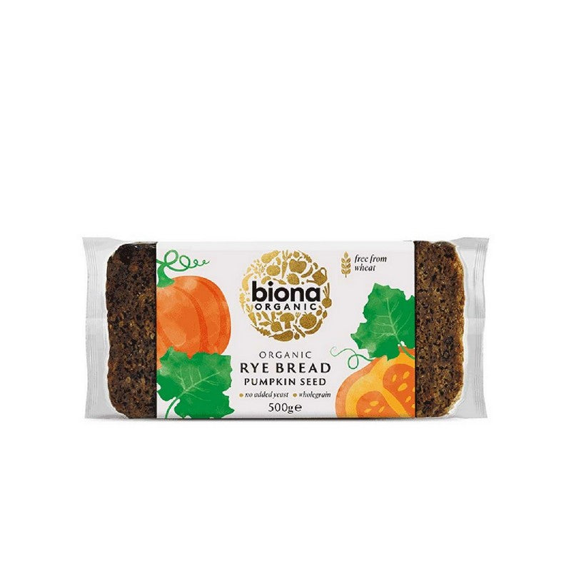 Biona Organic Rye Bread - Pumpkin Seed - 500g