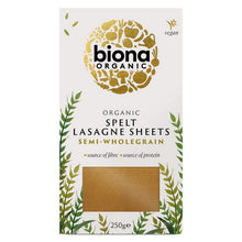 Biona Spelt Lasagne Organic 250g