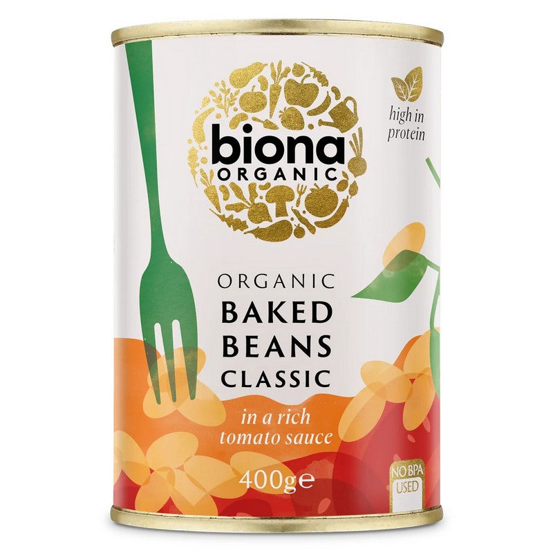 Biona Organic Baked Beans in Tomato Sauce 350g