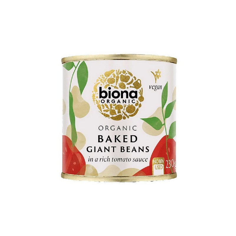 Biona Baked Giant Beans in Tomato Sauce Organic 230g