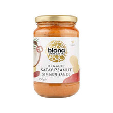 Biona Satay Spicy Peanut Simmer Sauce Organic 350g