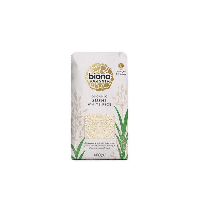 Biona Organic Sushi Rice White 400g
