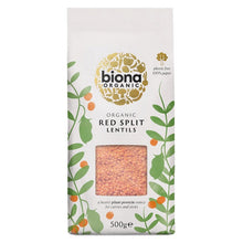 Biona Organic Red Split Lentils 500g