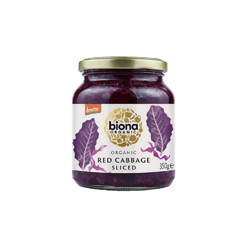 Biona Organic Red Cabbage Sliced Demeter 350g