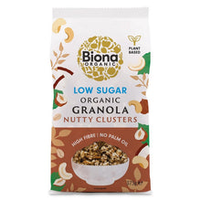 Biona Organic Granola Nutty Clusters Low Sugar 375g
