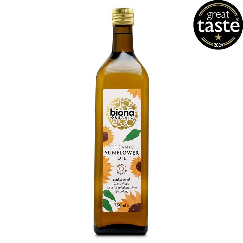 Biona Organic Sunflower Oil Cold Pressed 750ml