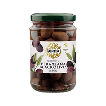 Biona Peranzana Black Olives in Brine Organic 280g
