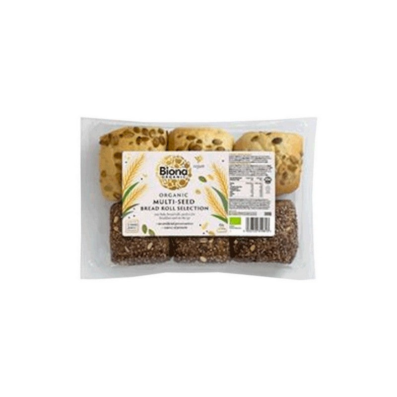 Biona Organic Multi-Seed Bread Roll Selection 300g