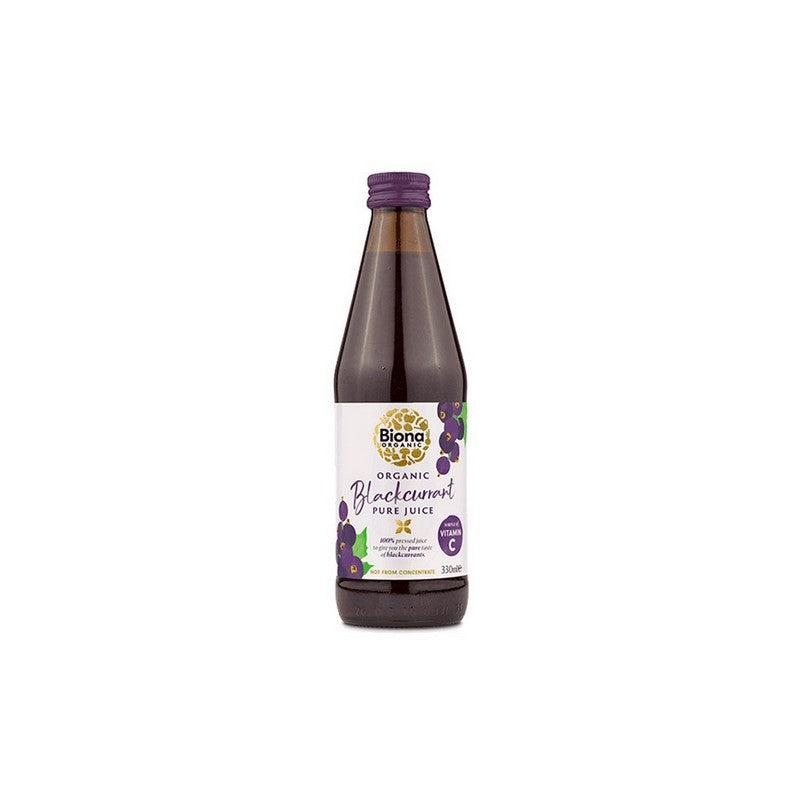 Biona Blackcurrant Pure SuperJuice - 100% Organic 330ml