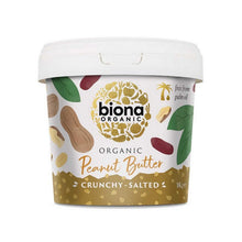 Biona Organic Peanut Butter Crunchy Salted 1KG