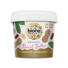 Biona Organic Peanut Butter Smooth Unsalted 1KG