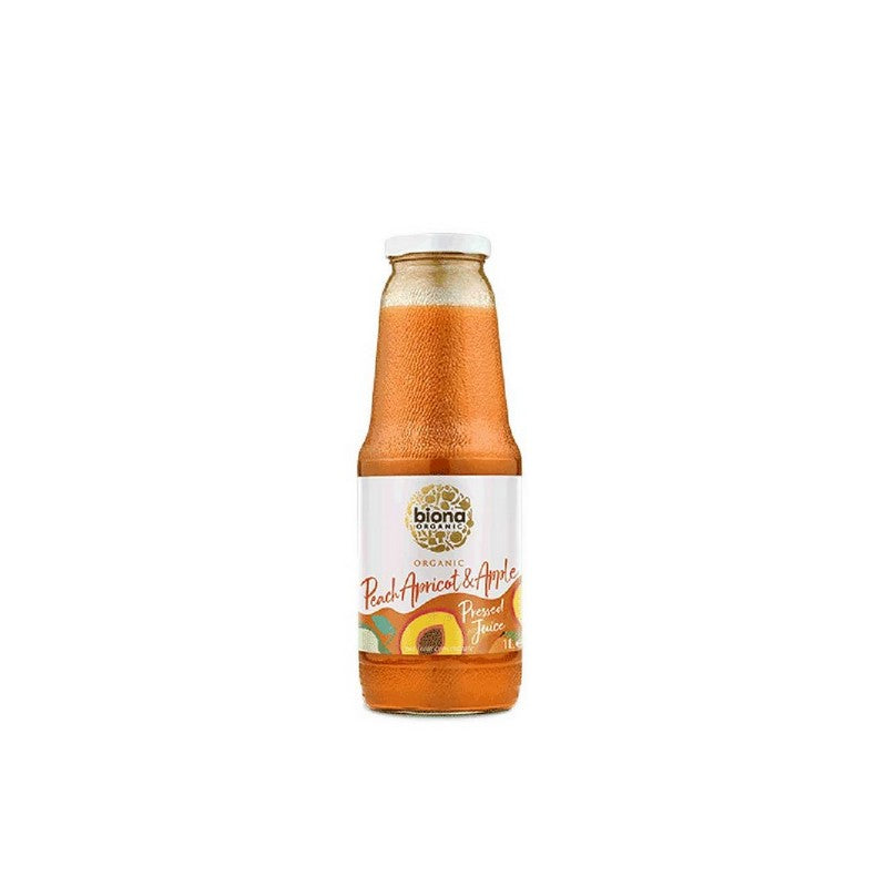 Biona Organic Peach Apricot & Apple Juice 1 Litre