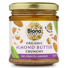 Biona Organic Almond Butter Crunchy 170g