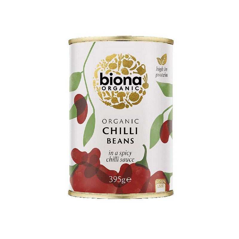 Biona Chilli Black Beans Organic 400g