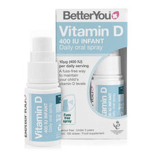 BetterYou Dlux Infant Vit D Oral Spray 15ml 400IU of vitamin D3 15ml