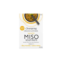 Clearspring  Organic Japanese Instant White Miso Soup Paste 4x15g
