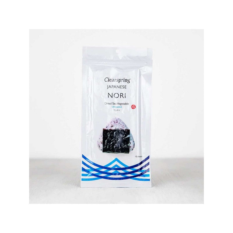 Clearspring Japanese Nori Untoasted - 10 sheets