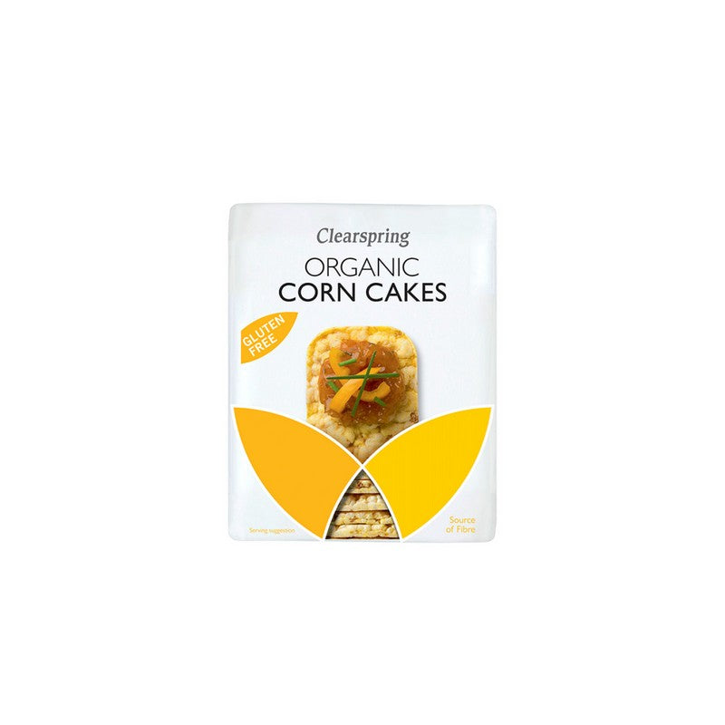 Clearspring Organic Puffed Corncakes 130g
