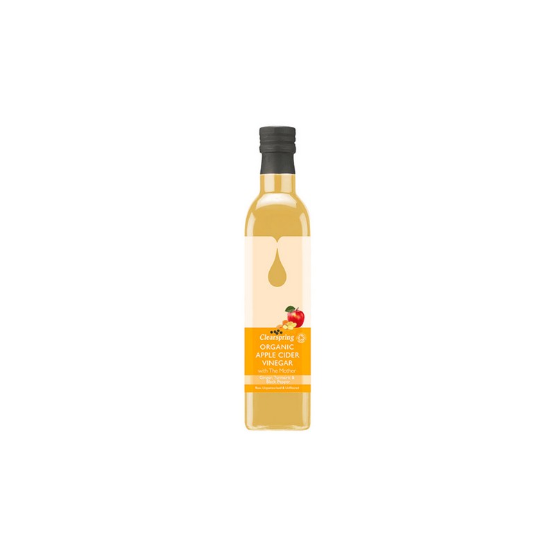 Clearspring Organic Apple Cider Vinegar with Mother - Ginger Turm 500ml