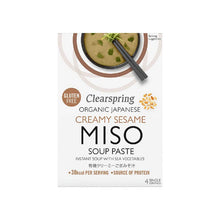 Clearspring Organic Japanese Creamy Sesame Instant Miso Soup 60g