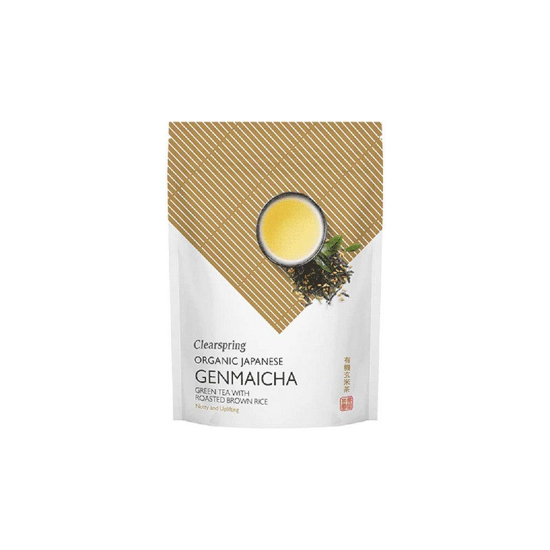 Clearspring Organic Genmaicha Japanese Green Tea with Roasted Rice 90g