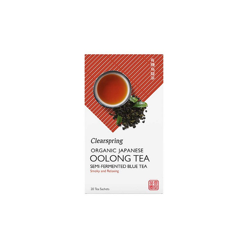 Clearspring Organic Japanese Oolong Tea Semi-Fermented Blue 20 bags