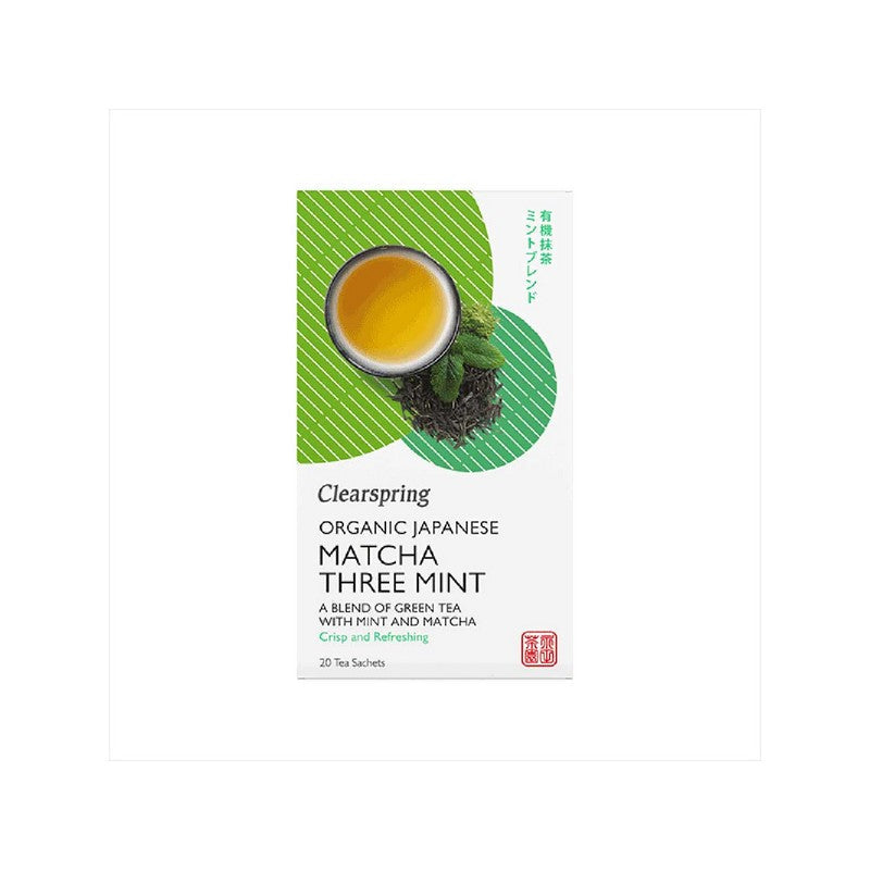 Clearspring Organic Japanese Matcha Three Mint 20 Teabags