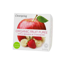 Clearspring Organic Fruit Puree Apple/Banana/Strawberry