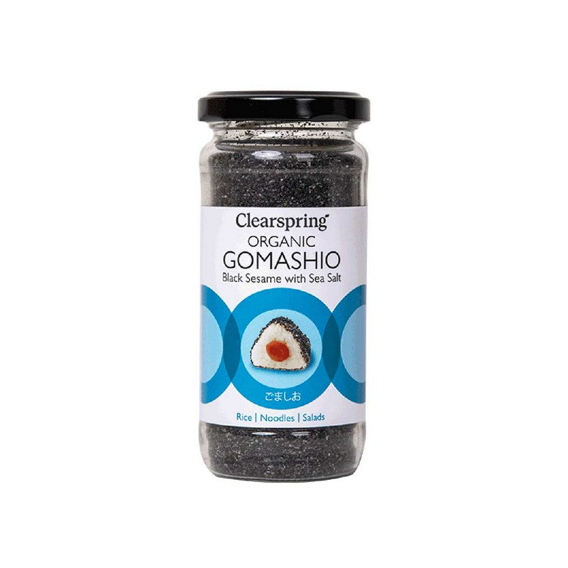 Clearspring Organic Gomashio - Black Sesame with Sea Salt