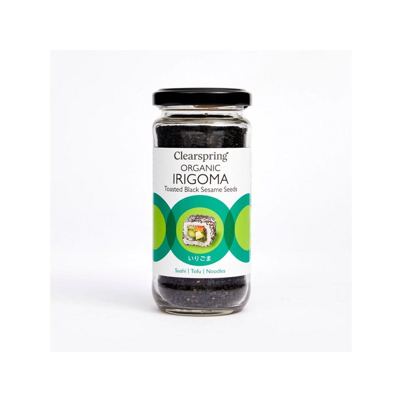 Clearspring Organic Irigoma - Toasted Black Sesame Seeds