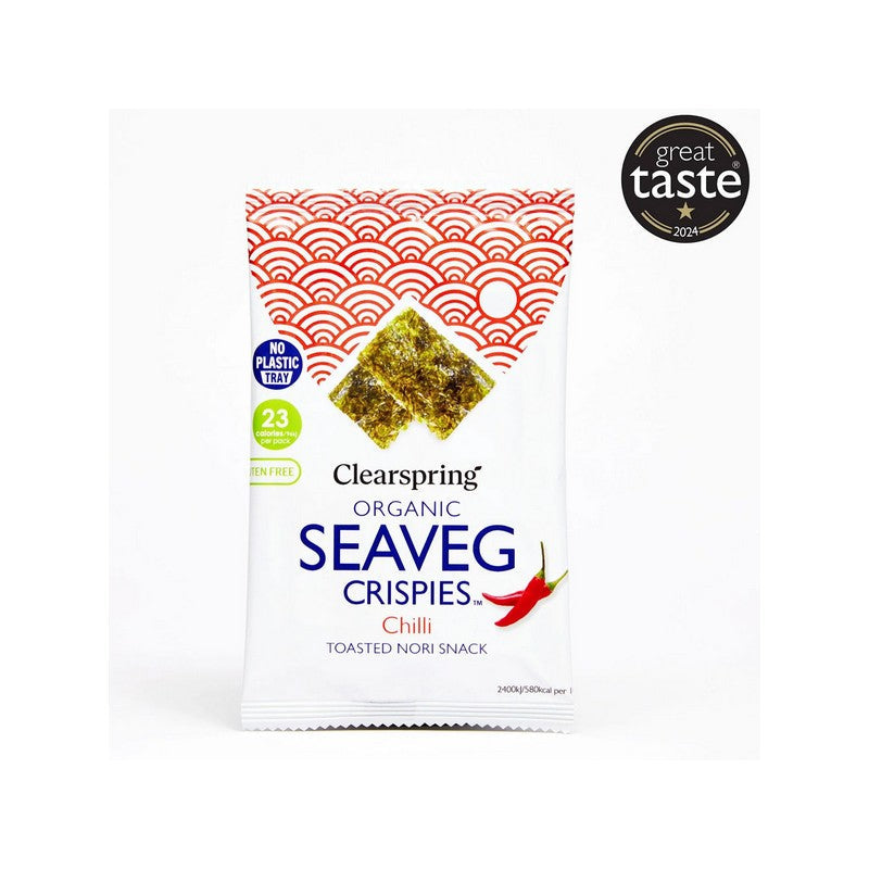 Clearspring Organic Seaveg Crispies Chilli 4g