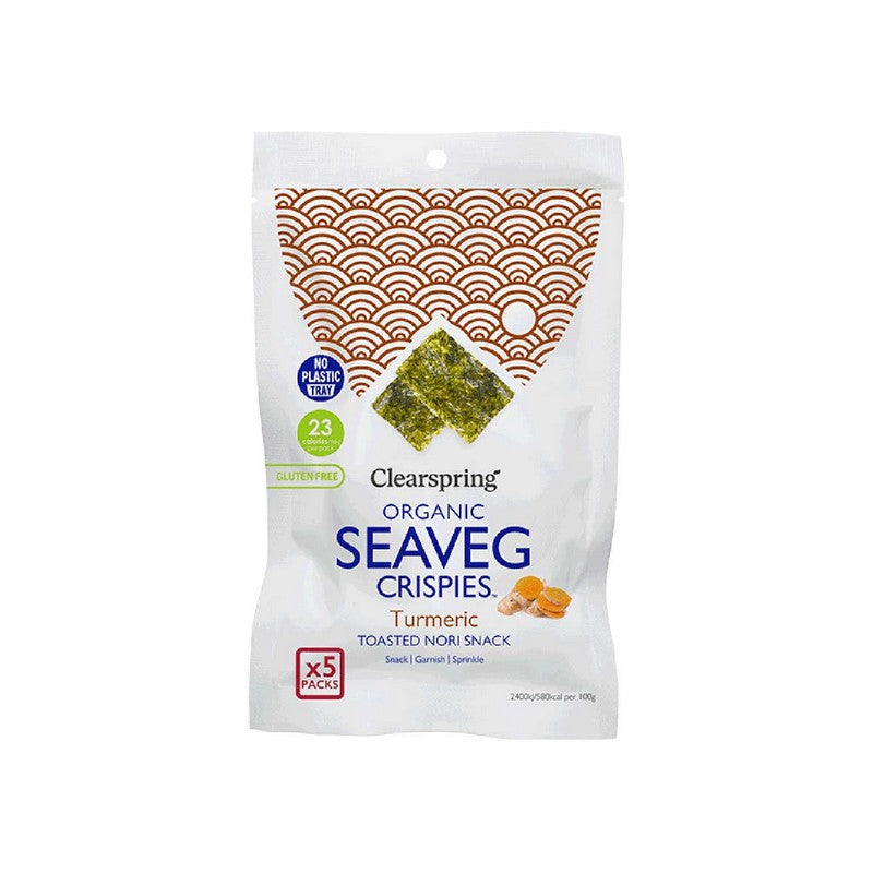 Clearspring Turmeric - Organic Seaveg Crispies Multipack