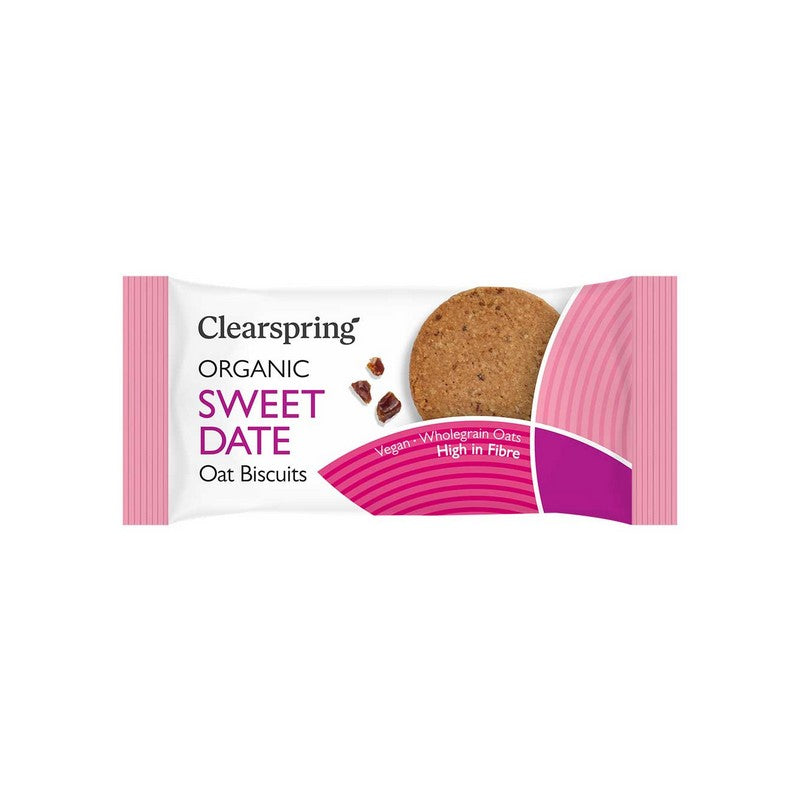 Clearspring Organic Oat Biscuits - Sweet Date 40g