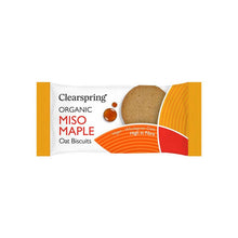 Clearspring Organic Oat Biscuits - Miso Maple 40g