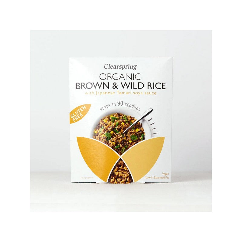 Clearspring Org Brown & Wild Rice w. Tamari Soy 250g