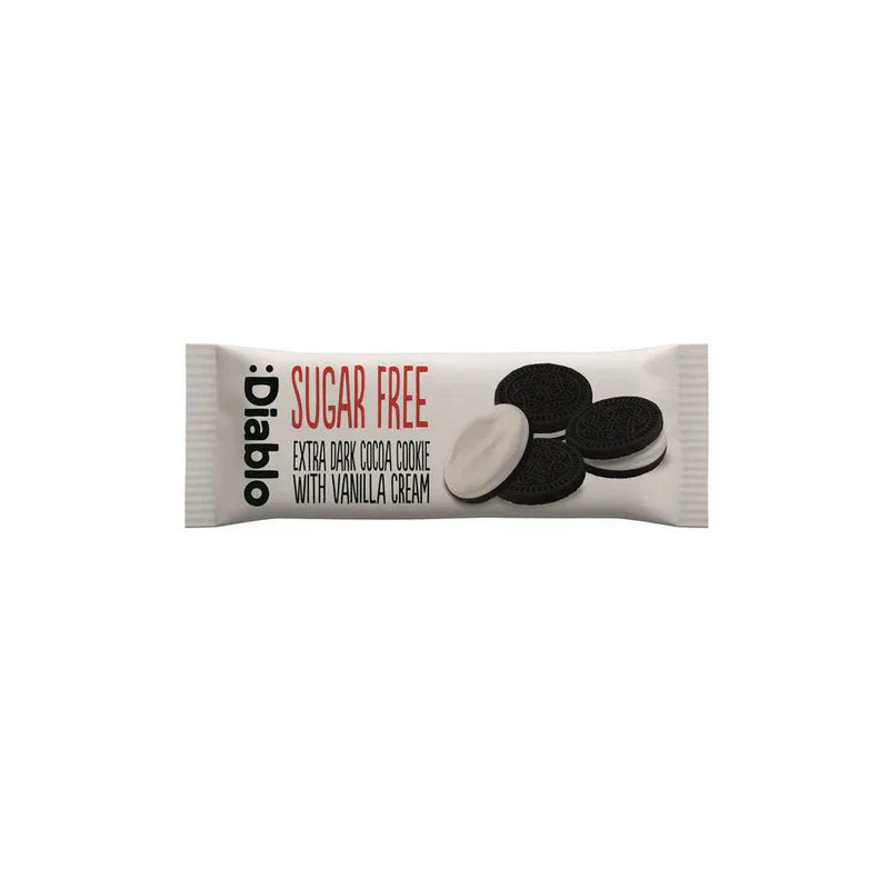 Diablo Sugar Free Dark Chocolate Sandwich Cookies 44g