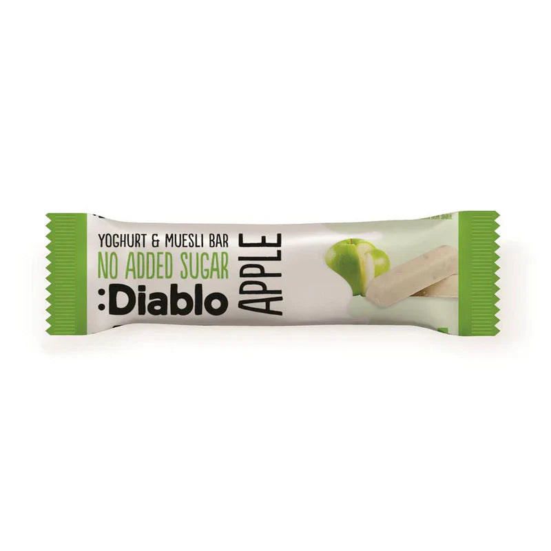 Diablo Yoghurt coated Apple Muesli Bar 30g