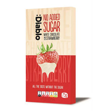 Diablo White Chocolate Bar with Strawberry 75g