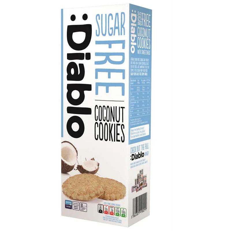 Diablo Sugar Free Coconut Cookies 150g