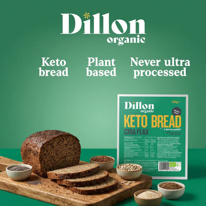 Dillon Organic Chia Flax Keto Bread 250g