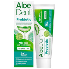 Aloe Dent Probiotic Aloe Vera Gel Toothpaste Fluoride Free 75ml
