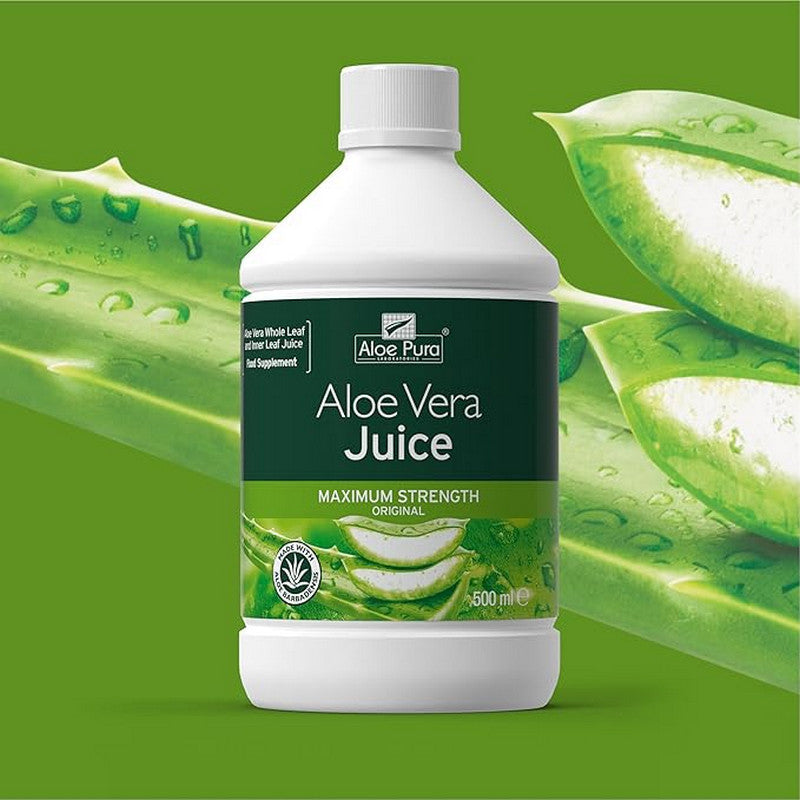 Aloe Pura Aloe Vera Juice Max Strength 500ml